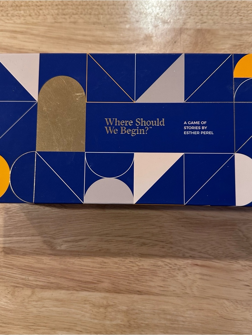 Where Should We Begin? Card Game by Esther Perel first edition